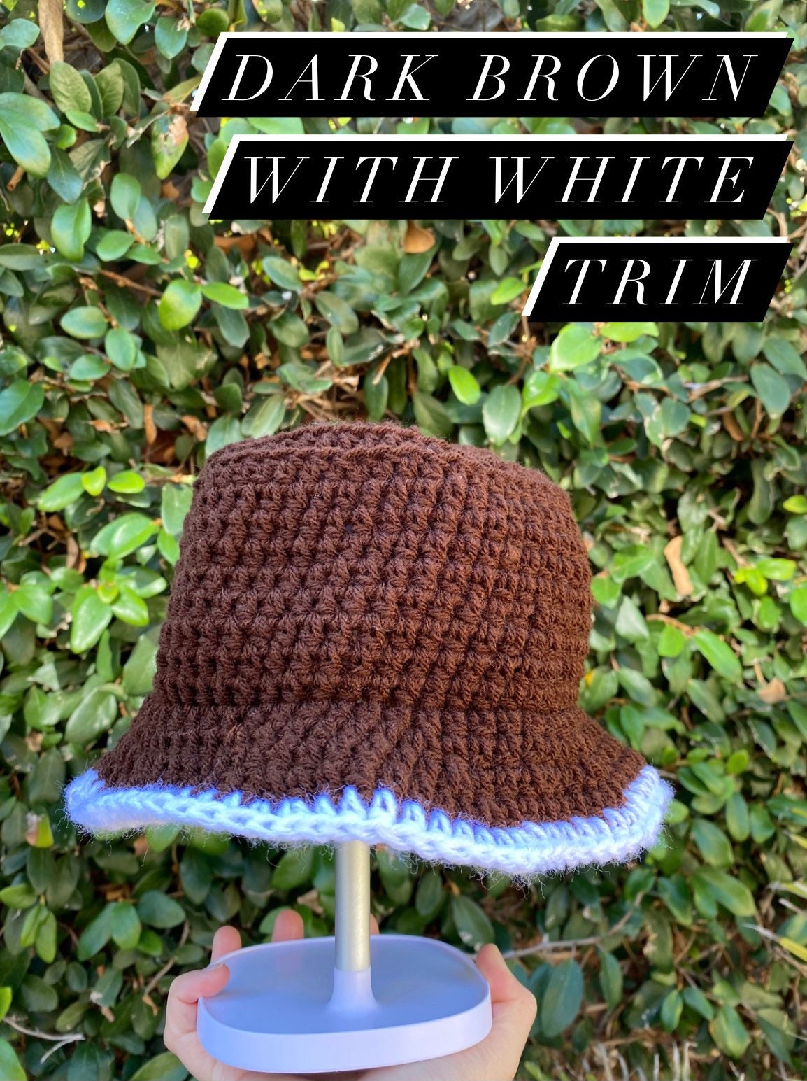 Crochet Bucket Hat: Coffee Collection 