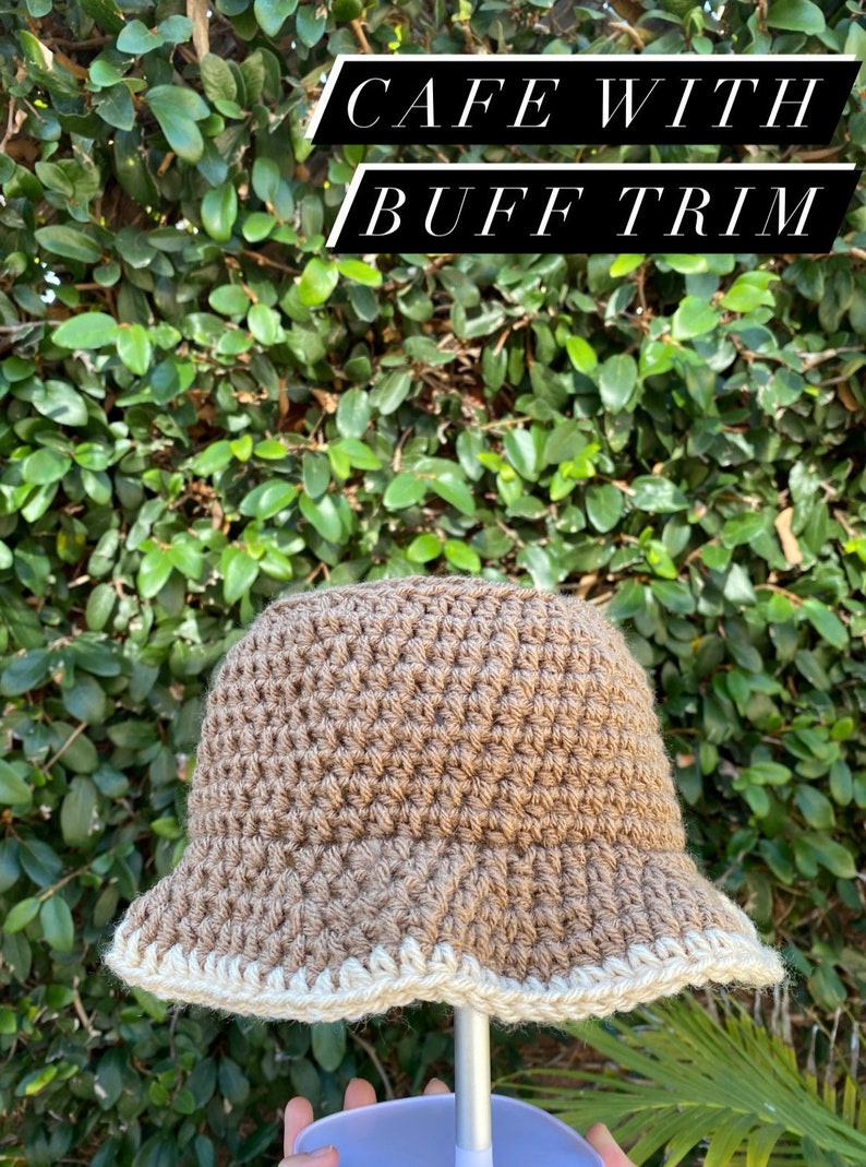 Crochet Bucket Hat Coffee Collection Etsy