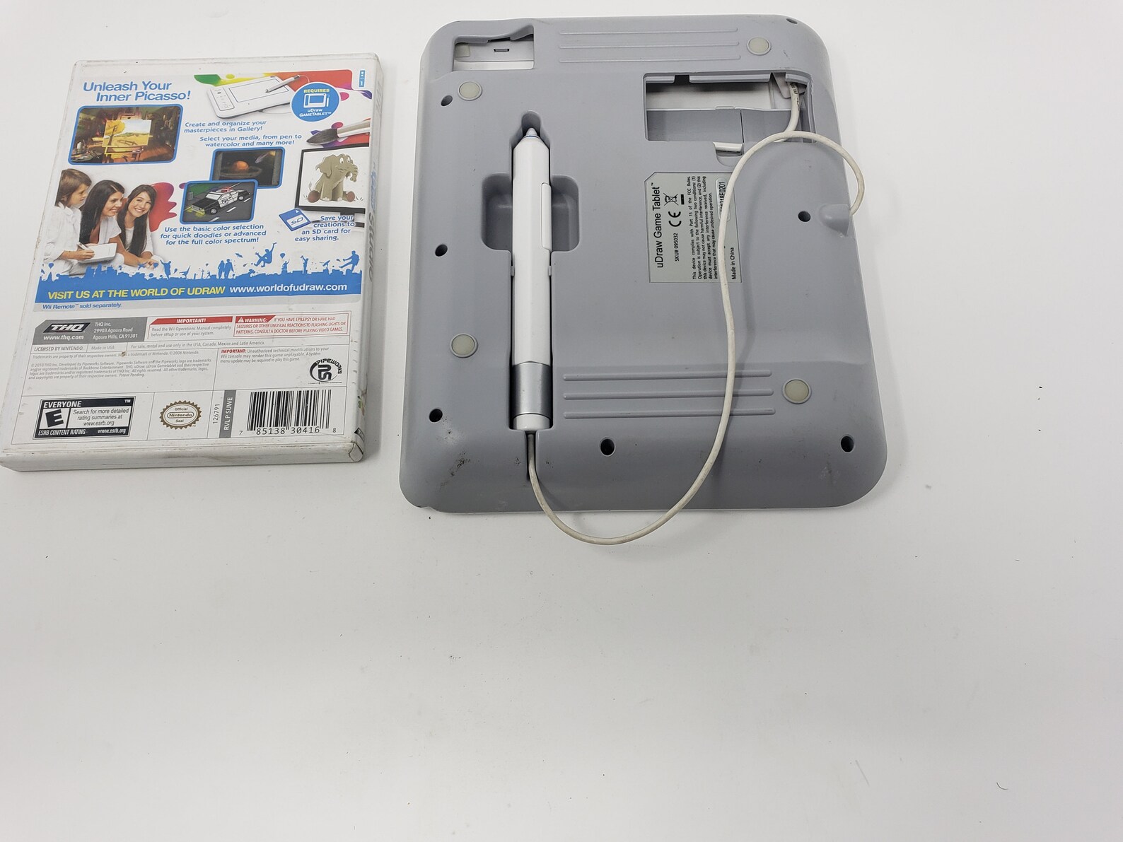 Wii UDraw Tablet and Game Etsy