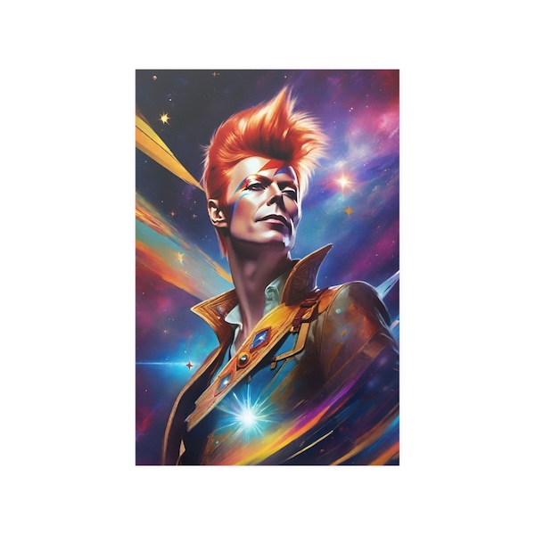 Space Oddity Poster Etsy