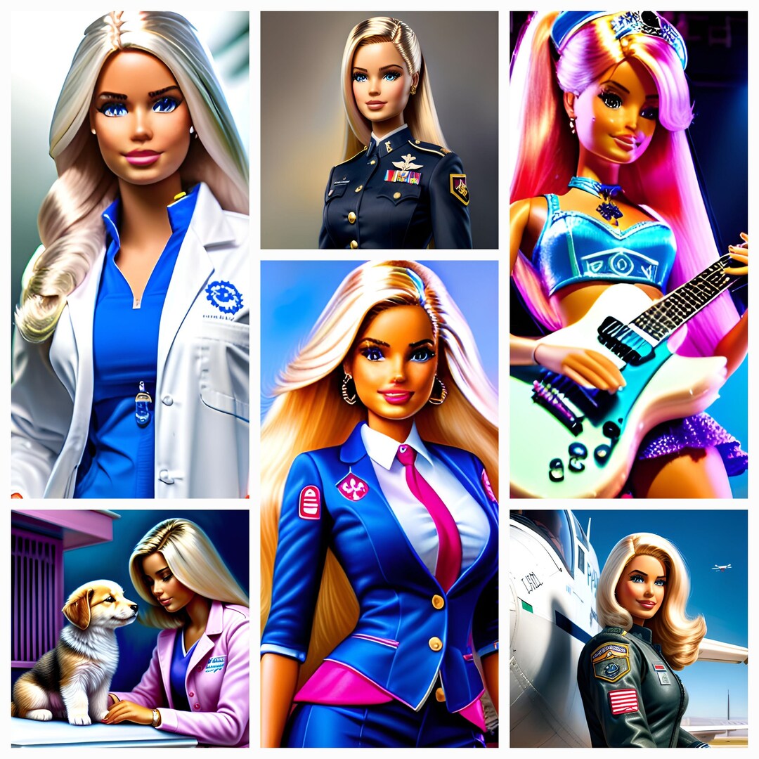 Barbie Profession-themed Printable Packs Vet Scientist - Etsy