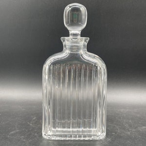 Vintage Atlantis Crystal Sonnet Cut Decanter - Luxury Crystal Gifts