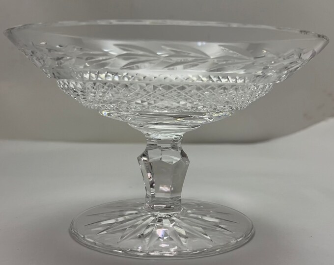 Waterford Crystal Compote Bowl / Round Waterford Crystal Dish Etsy
