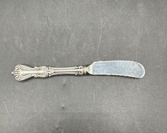 Reed and Barton Sterling Silver Marlborough Smooth Paddle Spreader Knife / Individual Sterling Silver Butter Knife / TheShopsInUptown #DN