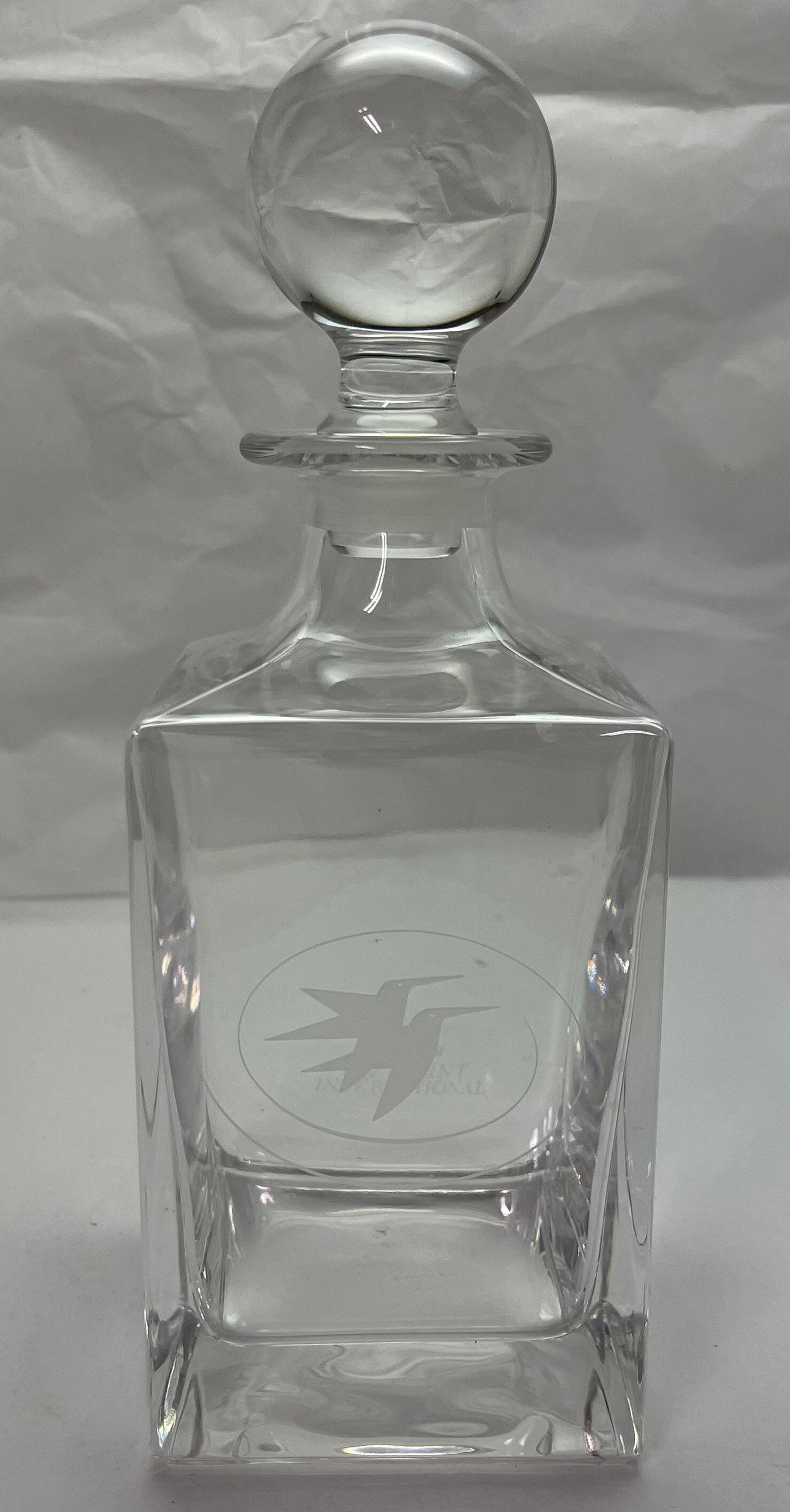 Tiffany & Co. Crystal Decanter / Etched Decanter for Sprint Etsy