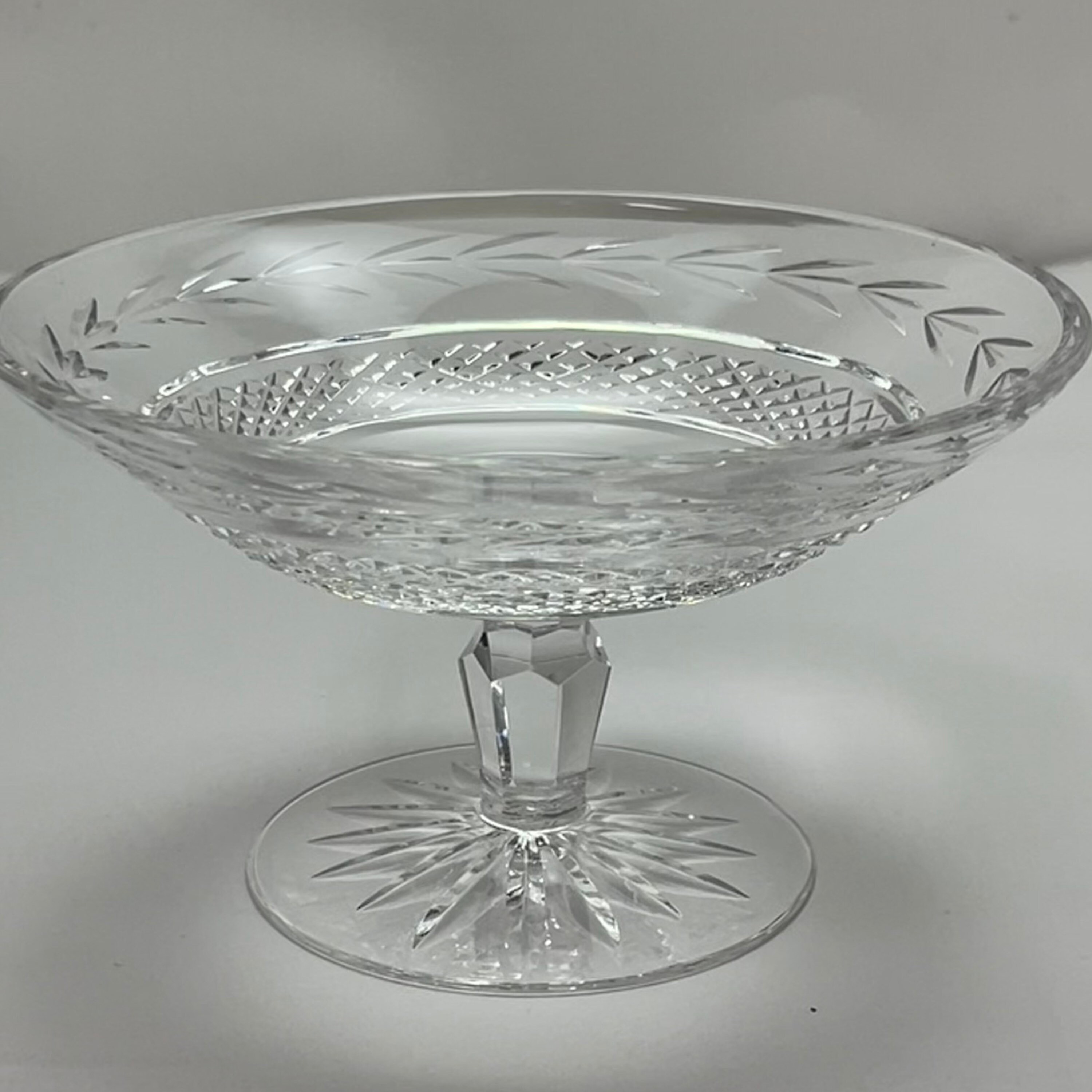 Waterford Crystal Compote Bowl / Round Waterford Candy Dish / Etsy