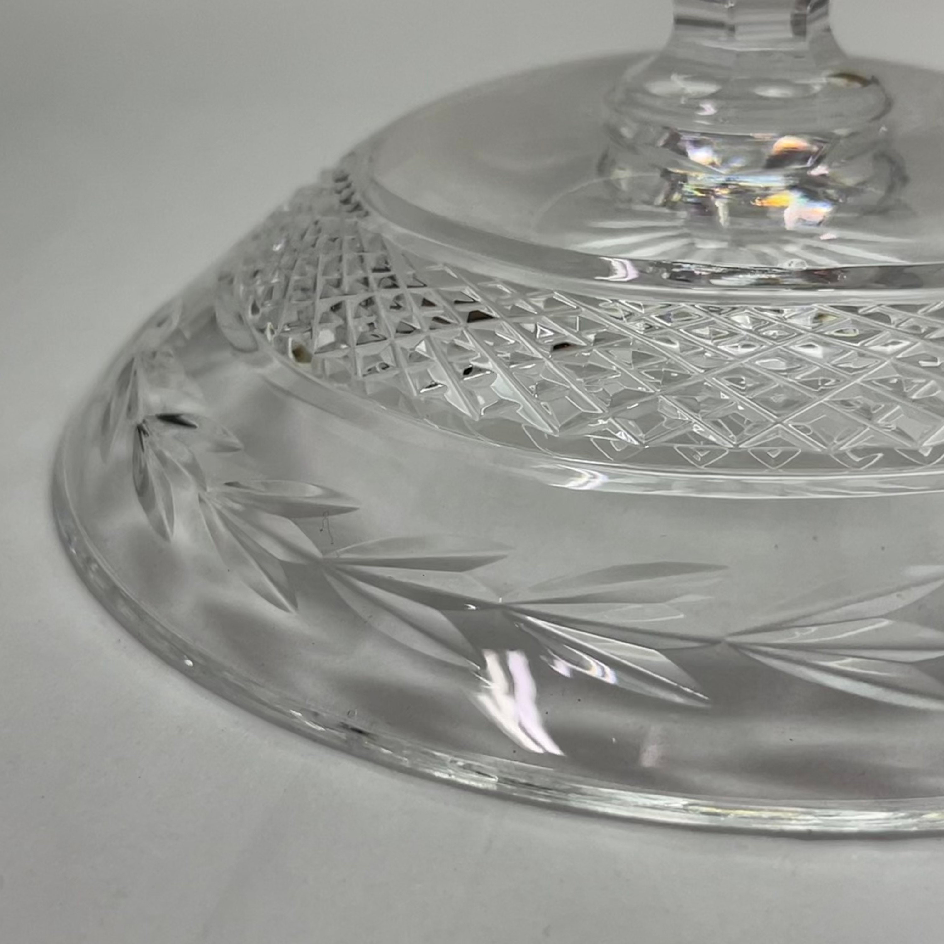 Waterford Crystal Compote Bowl / Round Waterford Candy Dish / Etsy