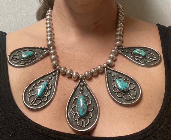 Impressive Unique Large Native American Handmade … - image 10