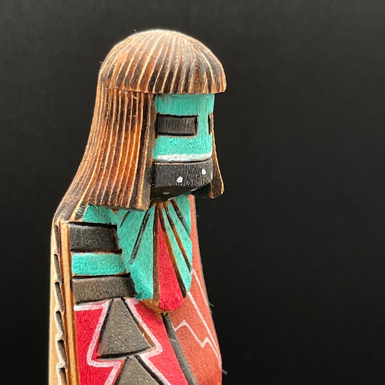 Hand Carved Hopi Kachina Maiden Doll / Hand Painted Kachina Doll From ...