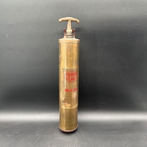 General Detroit Corp. General Quick Aid Model 95 Brass Fire Extinguisher / Vintage Extinguisher with Wall Mount / TheShopsInUptown #DN/UP