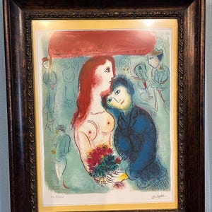 Marc Chagall Lithograph / DN AS / TheShopsInUptown