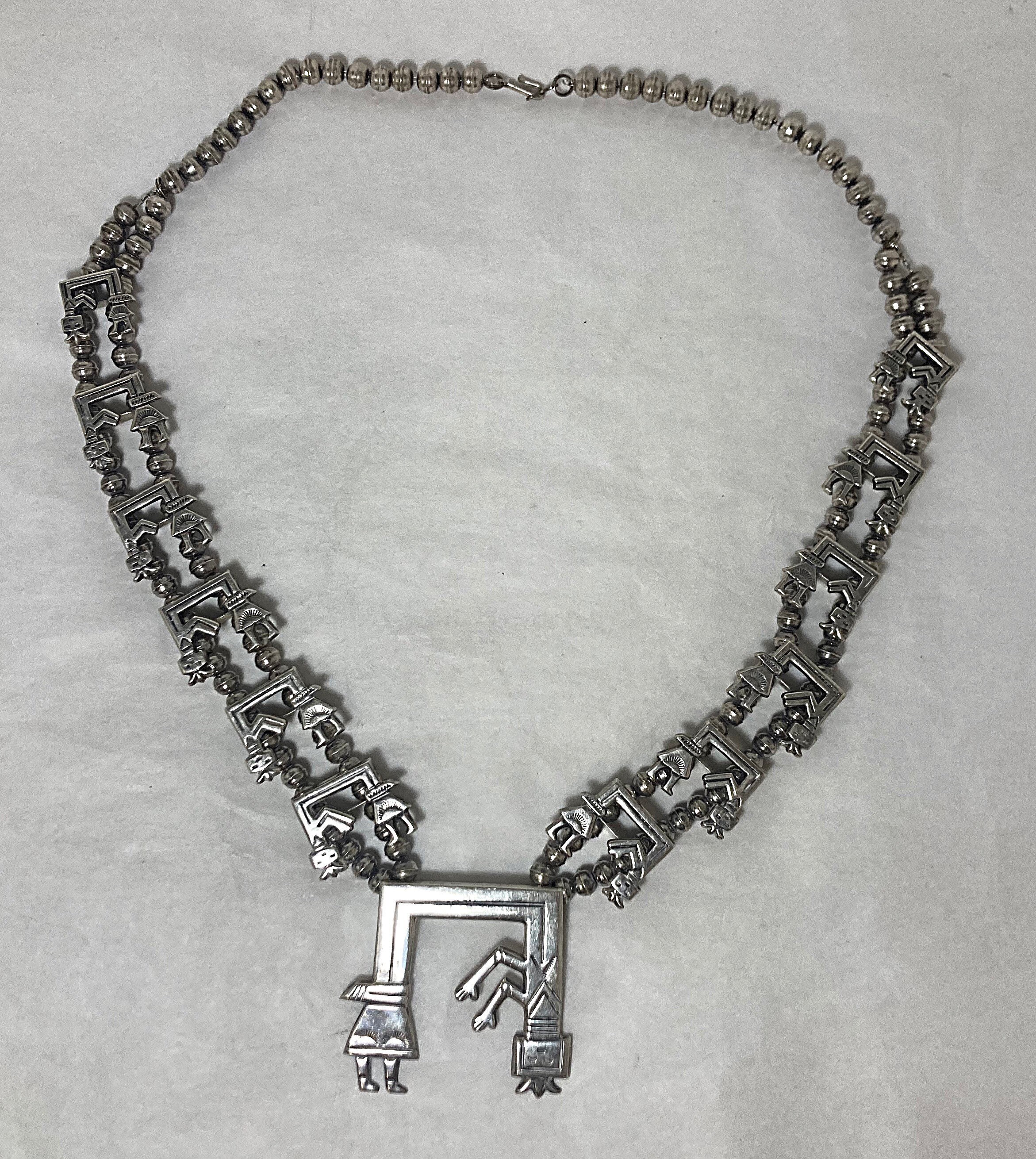 Artist Signed Native American Handmade Sterling Silver