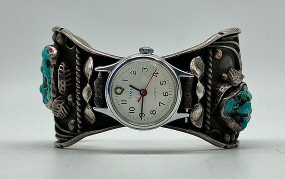 Native American Handmade Sterling Silver Cuff Bracelet Style Wrist