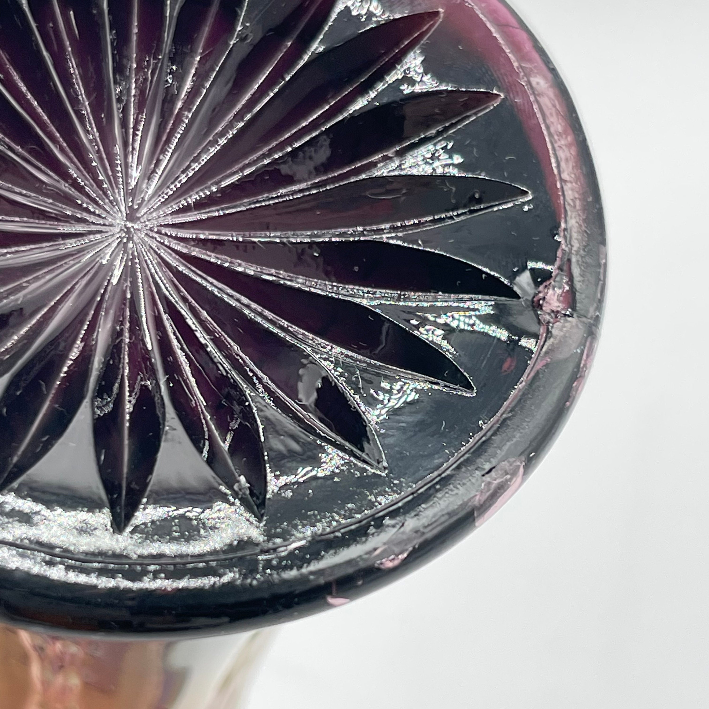 Antique Glass Vase セット Antique Imperial Carnival Glass Vase / Electric Carnival