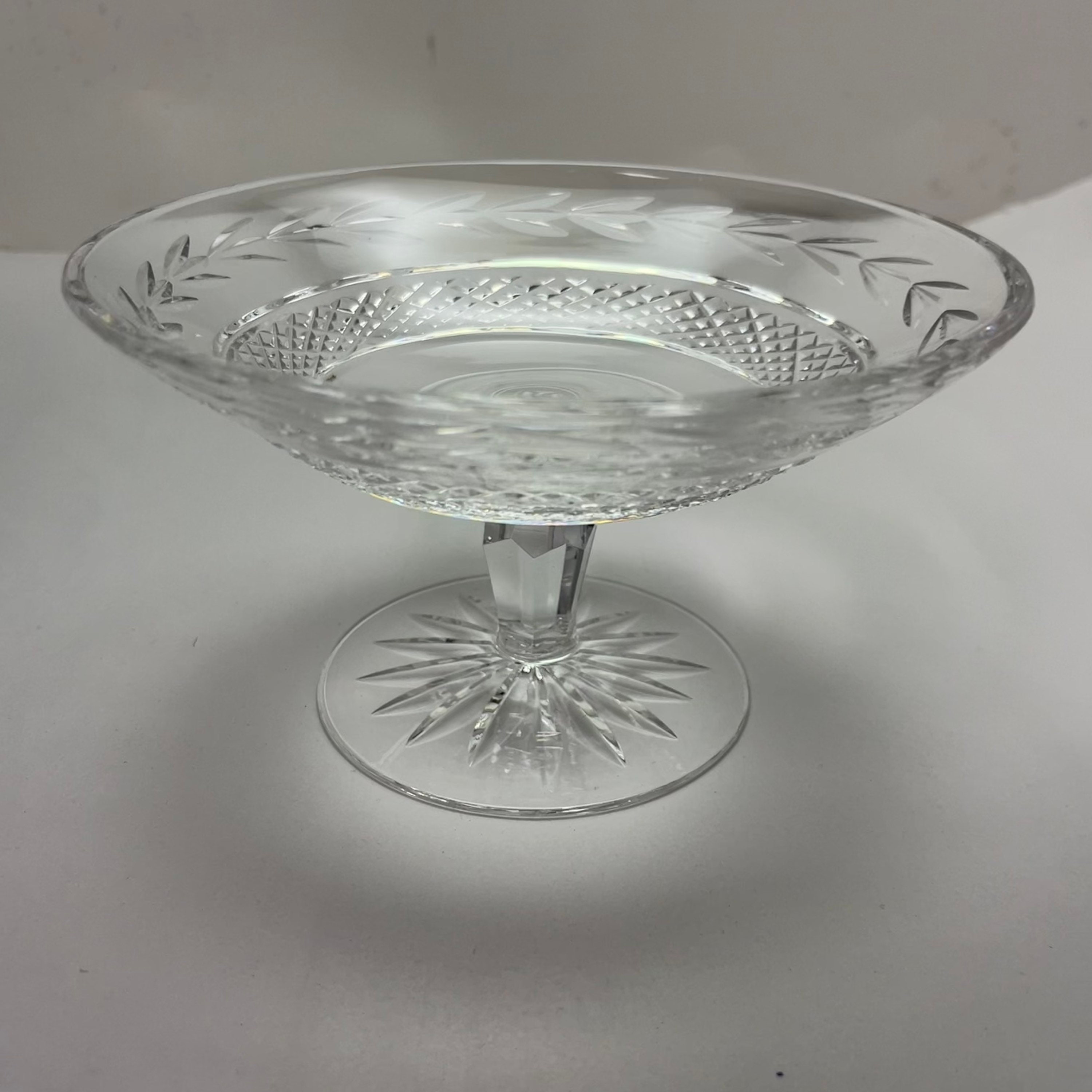 Waterford Crystal Compote Bowl / Round Waterford Candy Dish / Etsy
