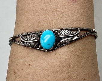 Princess Crown Vintage Native American Navajo Turquoise Charoite Sterling Silver Bracelet Princess Crown Vintage Native American Navajo Turquoise Charoite Sterling Silver Bracelet