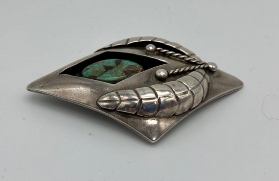 Vintage Native American Handmade Sterling Silver … - image 6