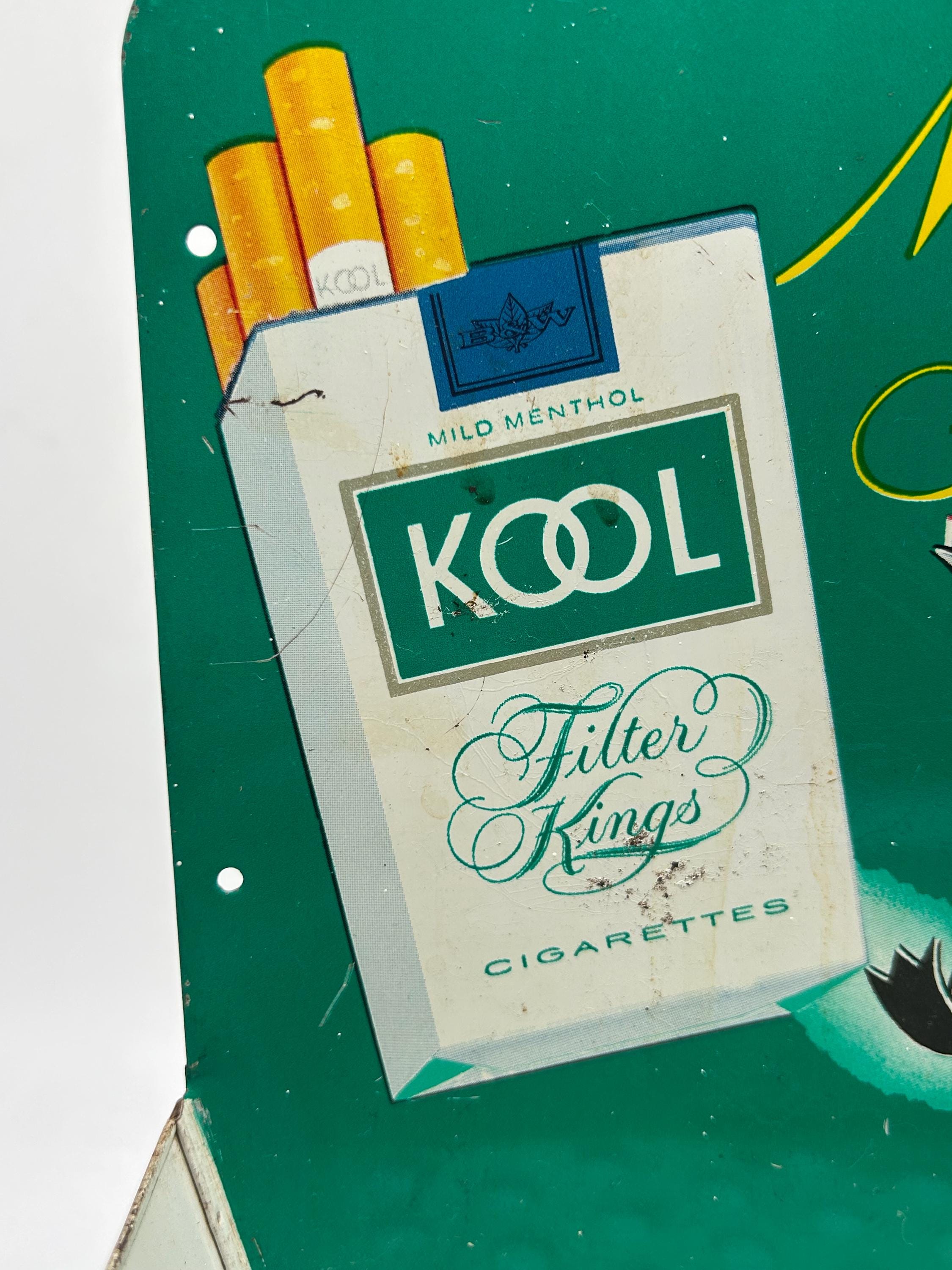 Vintage Kool Tobacco Advertising Display / DN AS