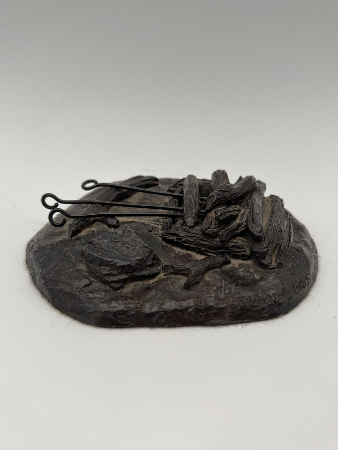 Mike Mcfarland Branding Fire Scene / Vintage Mike Mcfarland Etsy