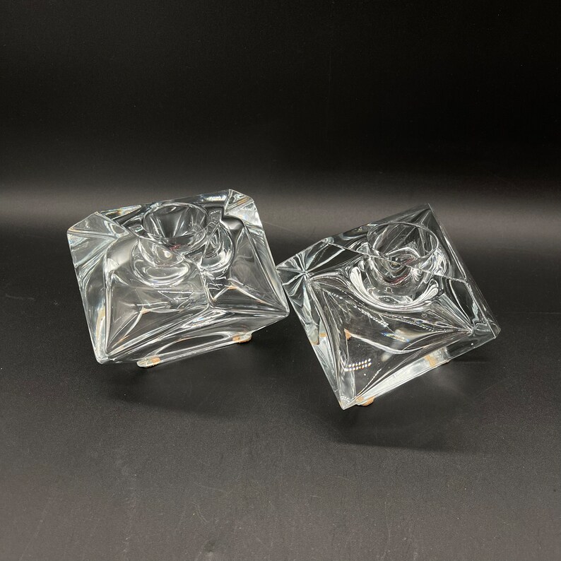Pair of Tizo Crystal Tealight Candle Holders - Thumbnail 3