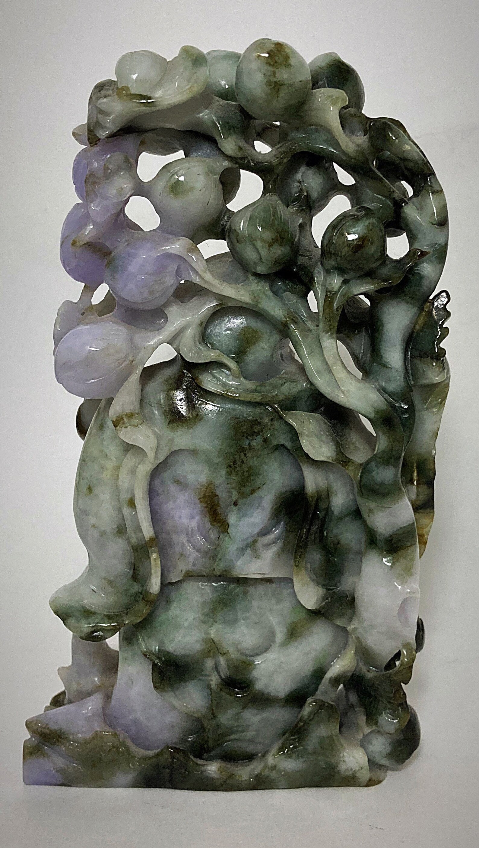 Lavender Jadeite Carved High Relief 330 Etsy