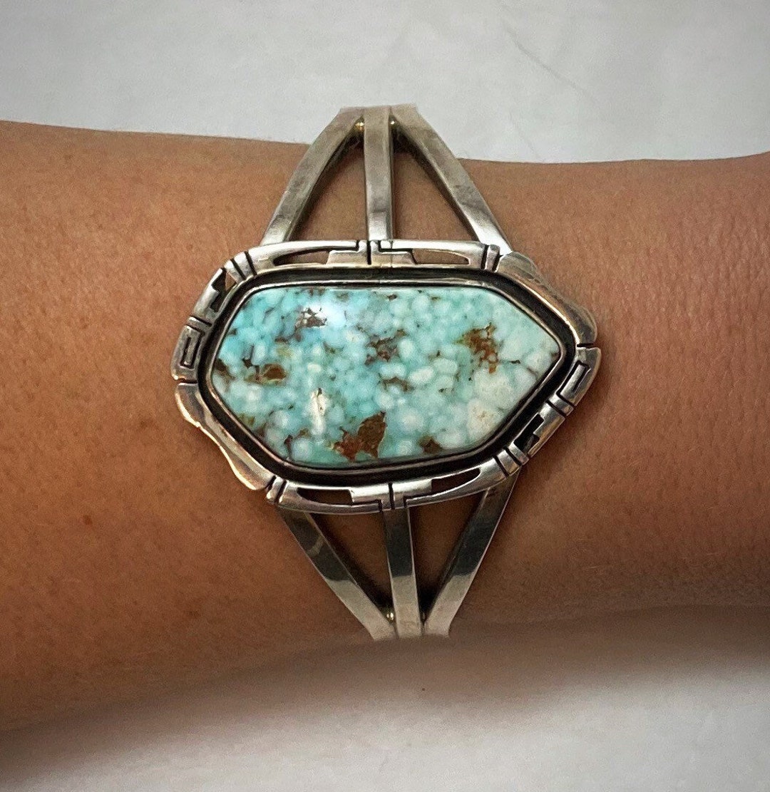 Artist Signed Navajo Handmade Sterling Silver and Dry Creek - Etsy