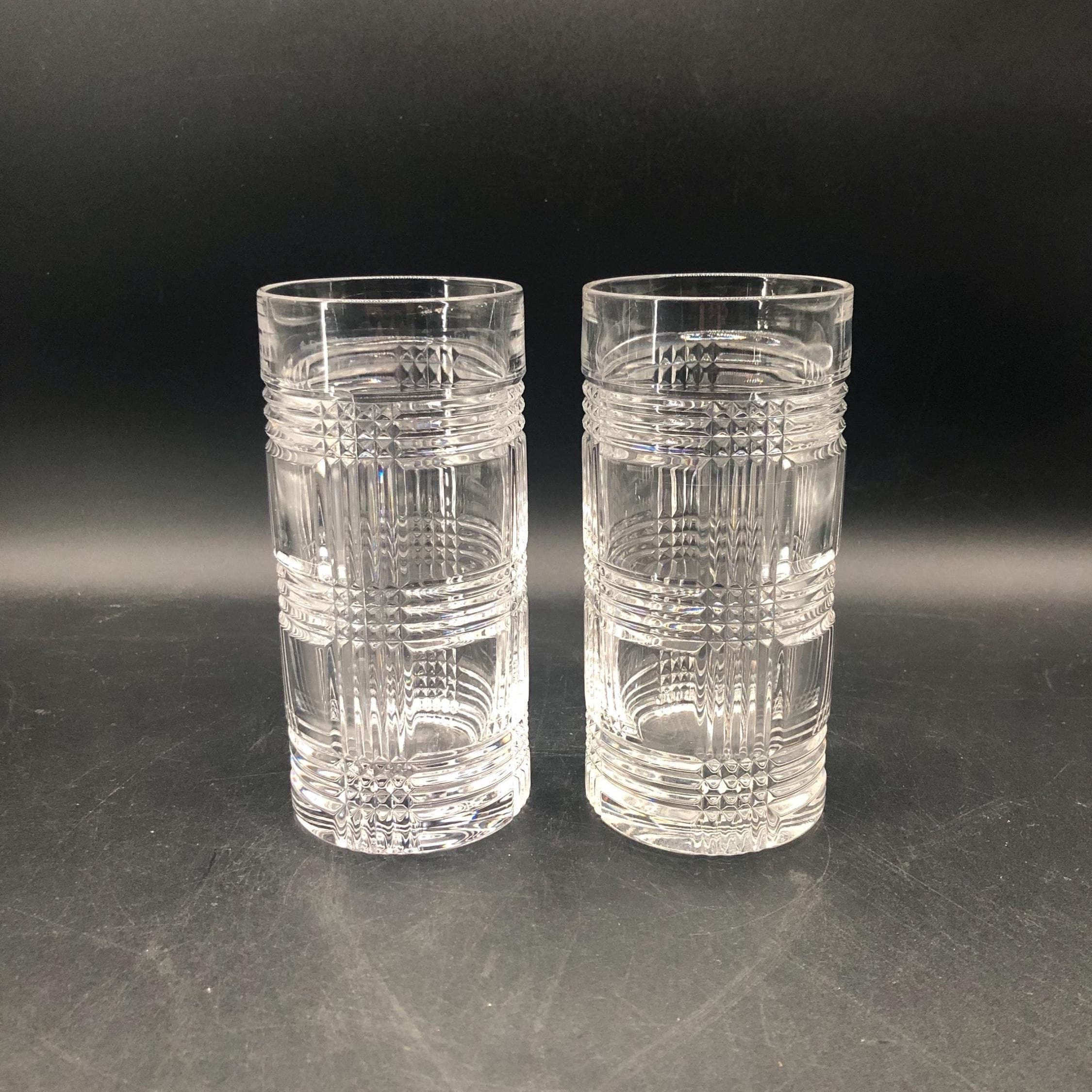 Ralph Lauren Glen Plaid Crystal Highball (Set of 2) / TheShopsInUptown /  DN/SM