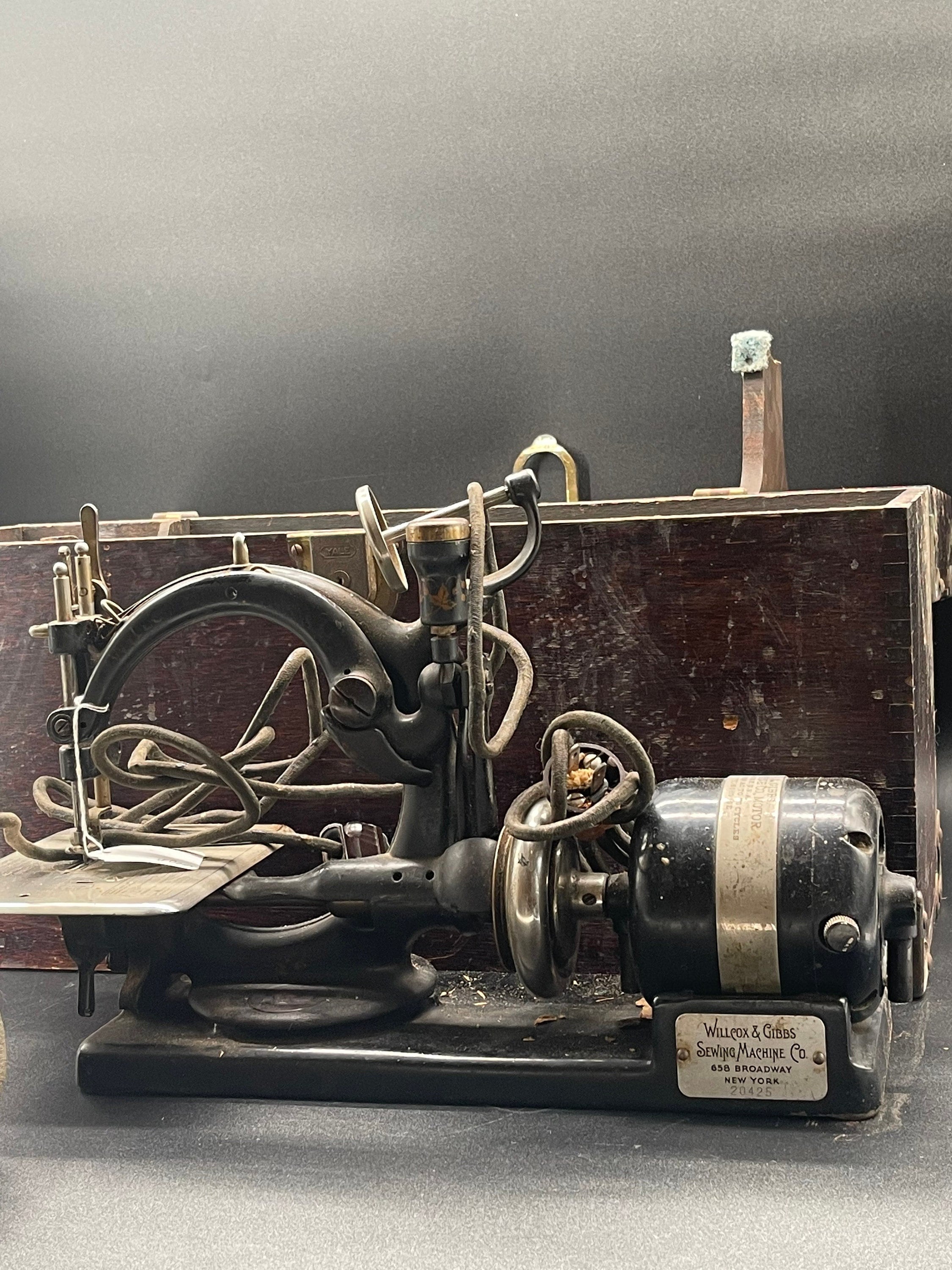 その他 Antique Sewing Machine Wilcox & Gibbs Antique Sewing Machine Wilcox & Gibbs