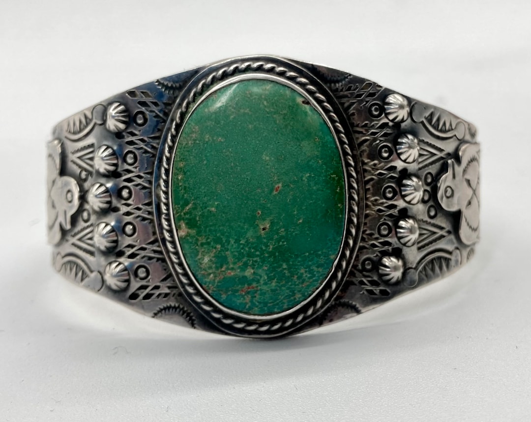 Fred Harvey Era Sterling Native American Charm Bracelet main image 1
