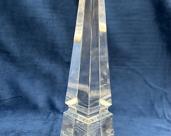 Baccarat オベリスク クリスタル 置物 Baccarat Crystal France Osiris Obelisk Louxor Monument Glass