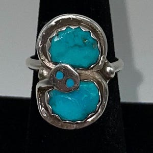 Vintage Native American Snake Ring by Zuni Artist Effie Vintage Native American Snake Ring by Zuni Artist Effie