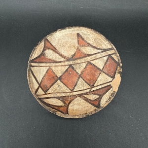 Antique Historic Acoma Pottery / Handmade and Hand Painted / Circa Early 19th Century / Polychrome Acoma Pottery /TheShopsInUptown DN
