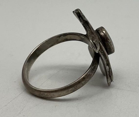 Turtle Ring / Native American Handmade Sterling S… - image 6