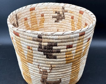 Vintage Baskets, Native American Baskets, Authentic Indian Basket
