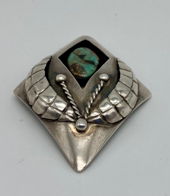 Vintage Native American Handmade Sterling Silver … - image 5