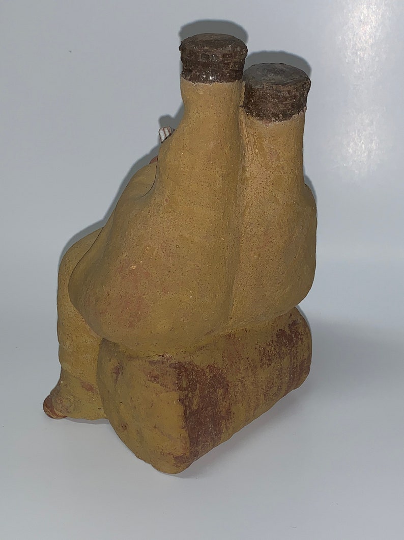 Ceramic Sculpture rabbis at Study by Artist K.D. Kalderon Etsy Israel