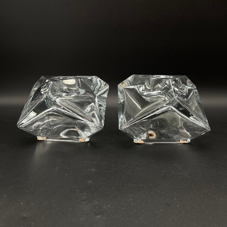 Pair of Tizo Crystal Tealight Candle Holders - Thumbnail 2