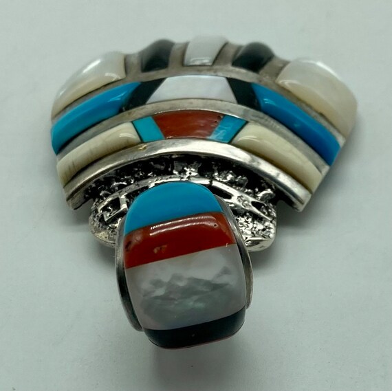 Large Reversible Double Sided Native American Han… - image 4