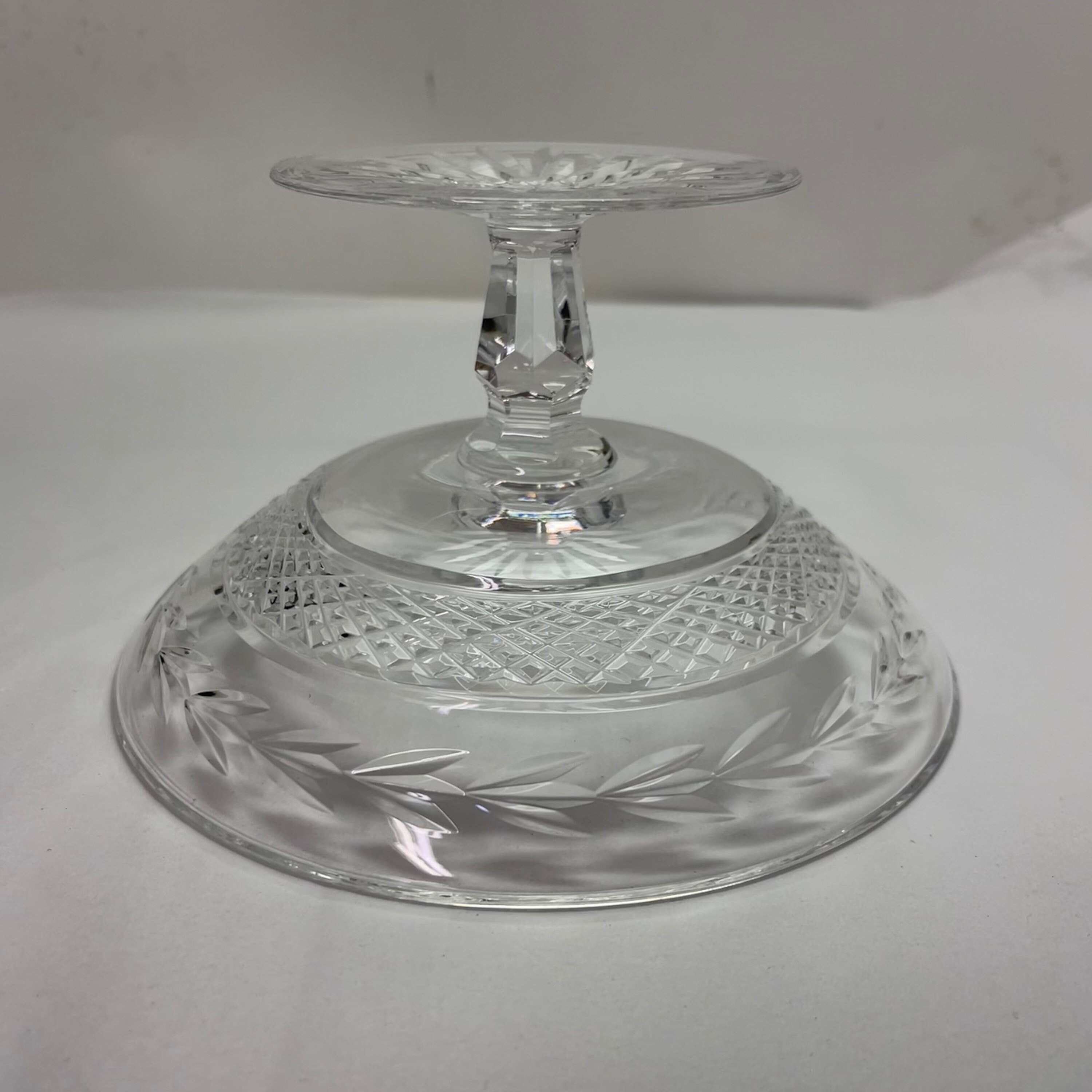 Waterford Crystal Compote Bowl / Round Waterford Candy Dish / Etsy