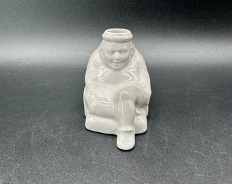 Camille Tharaud Limoges Porcelain Man in Chair Figurative Inkwell / Hallmarked Tharaud Limoges Porcelain Inkwell / TheShopsInUptown #15