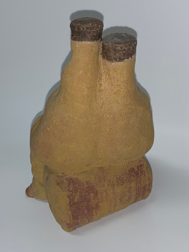 Ceramic Sculpture rabbis at Study by Artist K.D. Kalderon Etsy Israel