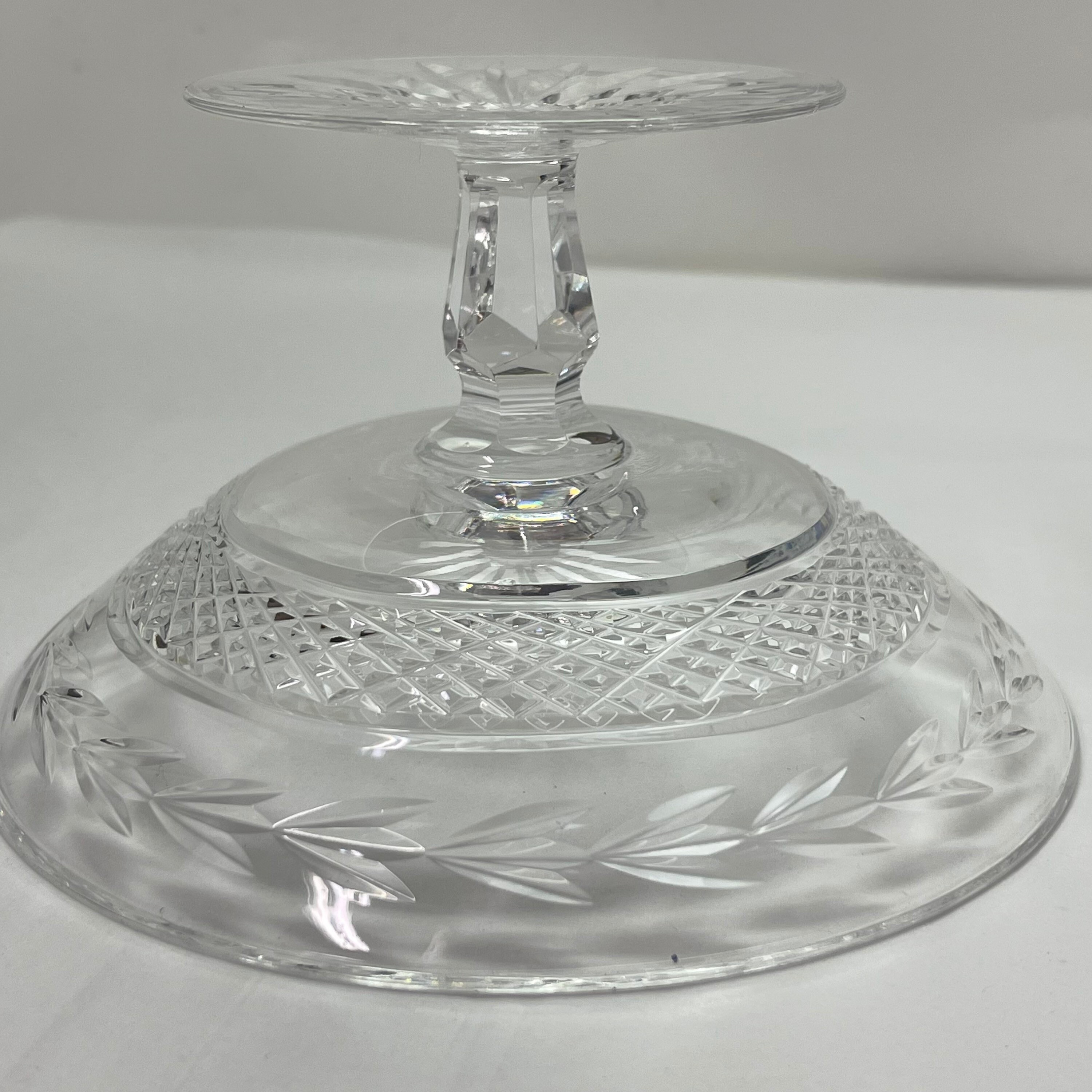 Waterford Crystal Compote Bowl / Round Waterford Candy Dish / Etsy