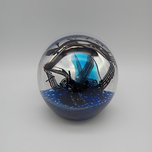 Zellique Art Glass/Zellique Glass Paperweight/ TheShopsInUptown/ DMT-B