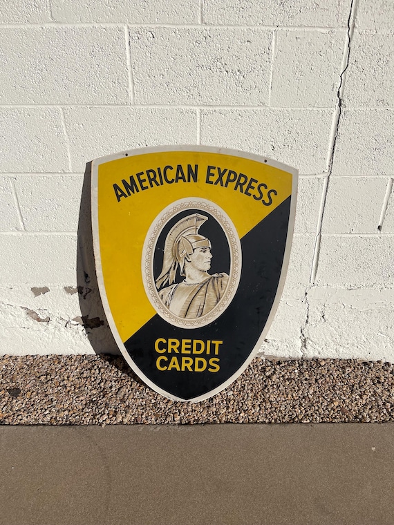 Extra Large American Express Centurion Double Sided Metal Sign - Etsy