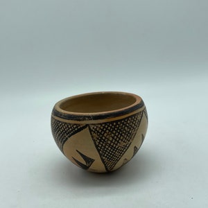 Artist Signed Miniature Vintage Hopi Handmade Pottery | Southwest Art