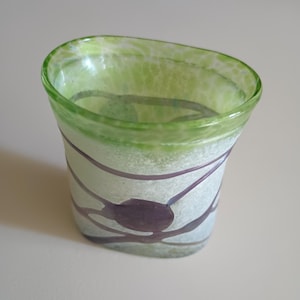 Small Kosta Boda Swedish Art Glass Cup Bertil Vallien