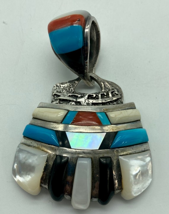 Large Reversible Double Sided Native American Han… - image 1