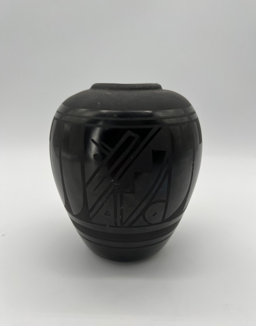 Marvin Blackmore Pottery / Vintage Navajo Black Pottery / Etsy