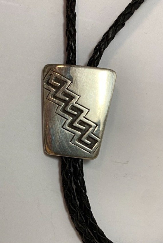 Navajo Handmade Sterling Silver Lowell Draper Att… - image 1