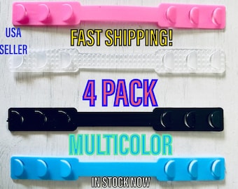 Adjustable Ear Savers for Face Masks | Mask Strap Extensions | 4 Pack Multicolor | USA Seller